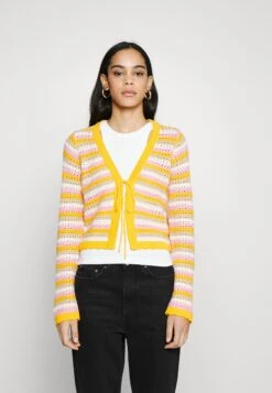 Vero Moda Cardigan - Vest - Radiant Yellow/Bonbon/Irish Cream /Birch