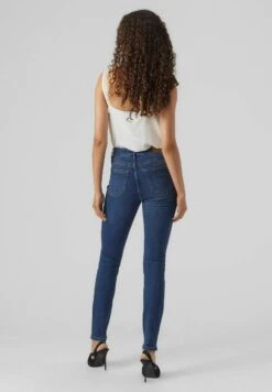 Vero Moda Mid Rise - Slim Fit Jeans - Dark Blue Denim 6 Vero Moda Mid Rise - Slim Fit Jeans - Dark Blue Denim -Vero Moda fd75661bde1b4f0298dd3f1bbcf21605