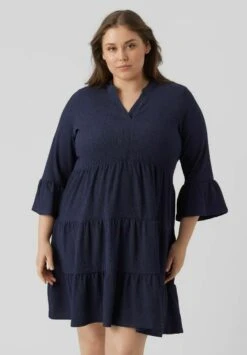 Vero Moda Curve Jurk - Navy Blazer